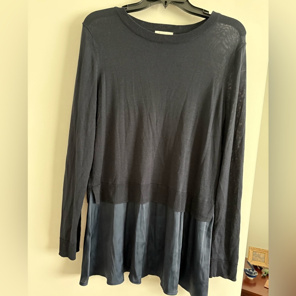 H & M Long Sleeves Light Sweater - Dark Blue - Size Large.